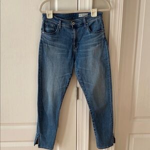 Women’s Anthropologie High Rise Stevie Ankle Petite Jeans Size-30P US Size- 10